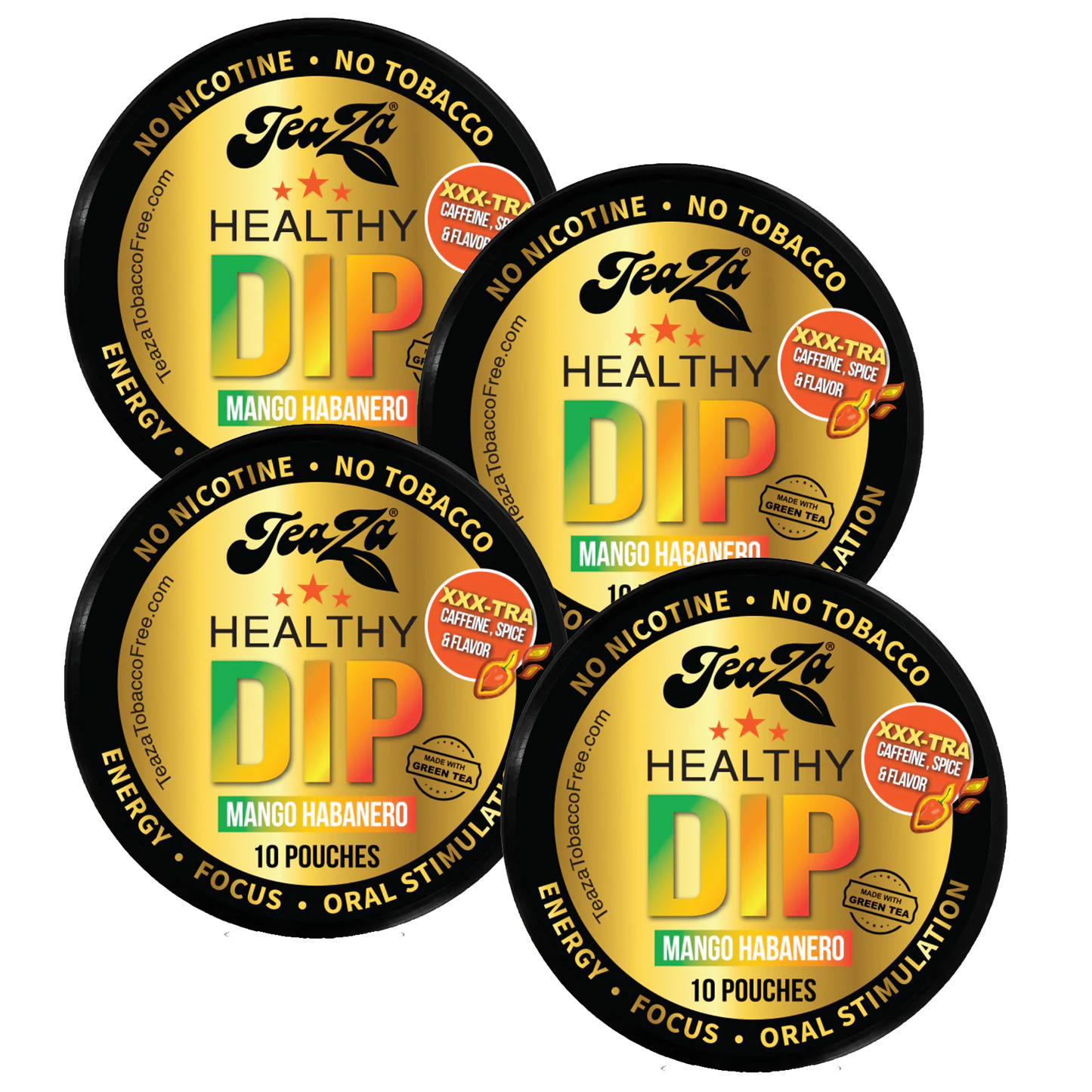 4 Teaza Pucks (Mango Habanero)